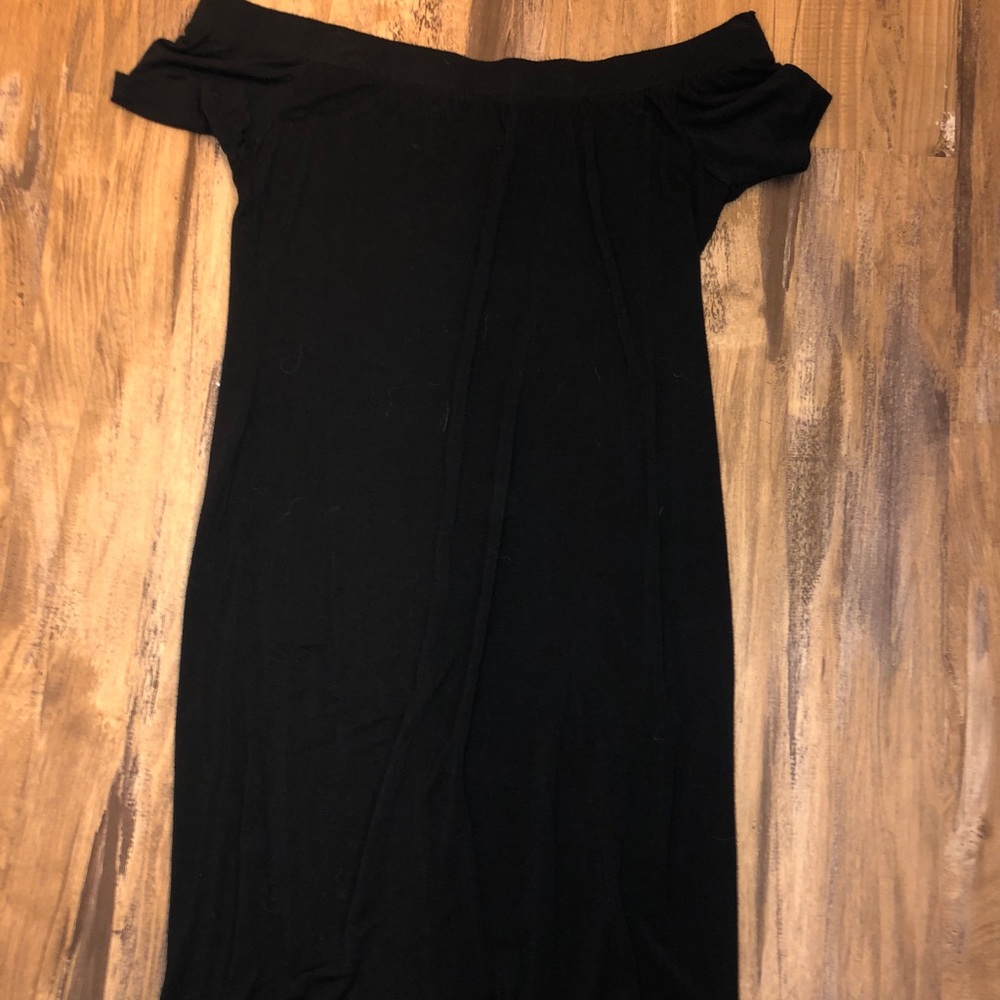 Black Off -The Shoulder Dress